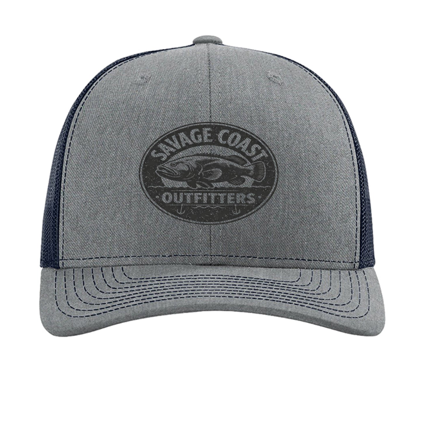 Heather Grey/ Navy - 112 - FRONT