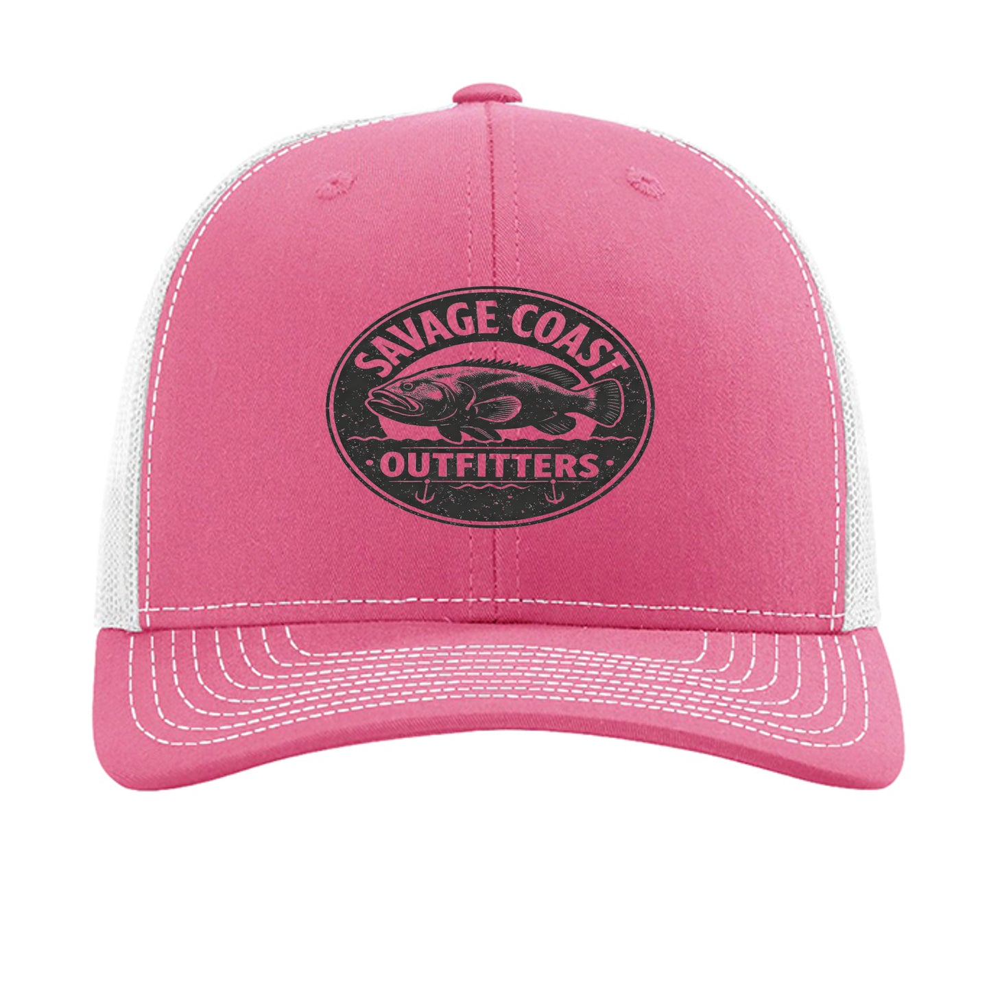 Hot Pink/ White - 112 - FRONT