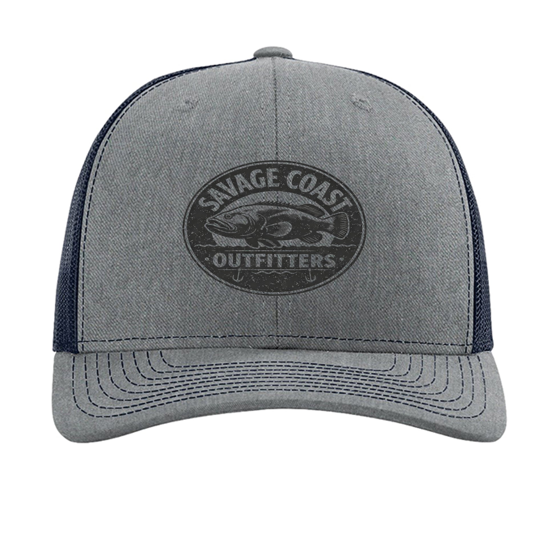 Heather Grey/ Navy - 112 - FRONT