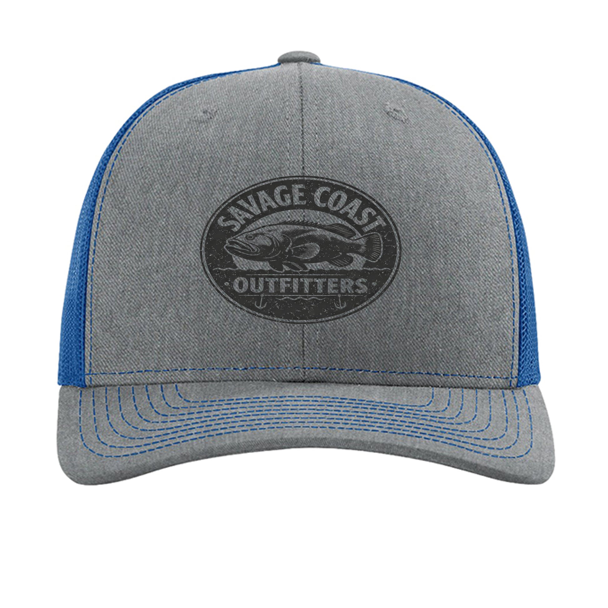 Heather Grey/ Royal - 112 - FRONT