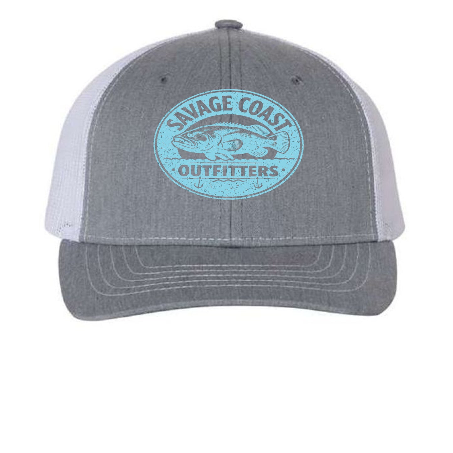 Heather Grey/ White - FRONT