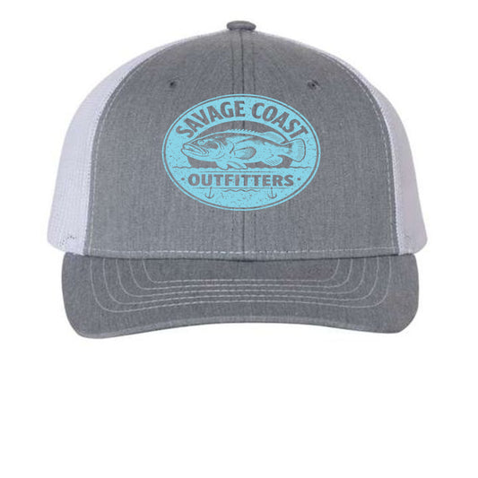 Heather Grey/ White - FRONT