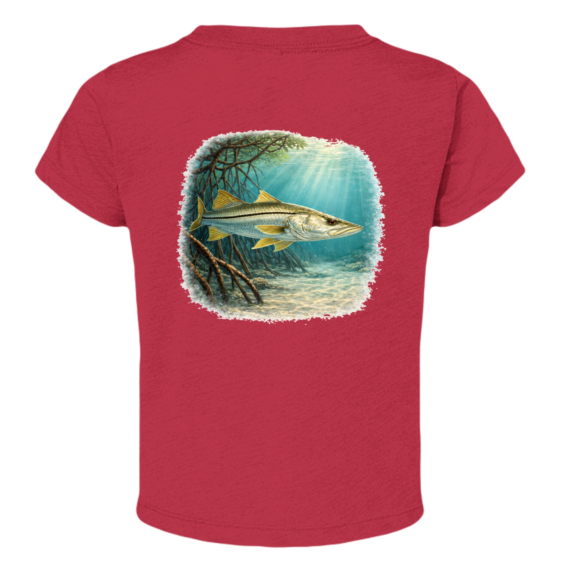 Red Triblend - 3413T - BACK