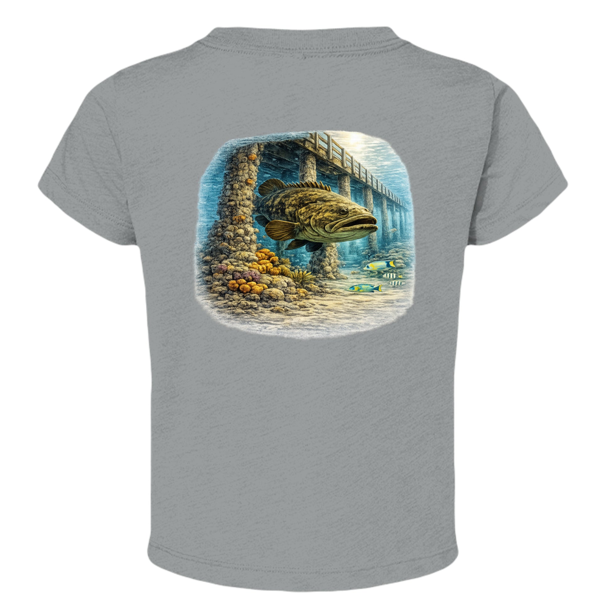 Athletic Grey Triblend - 3413T - BACK