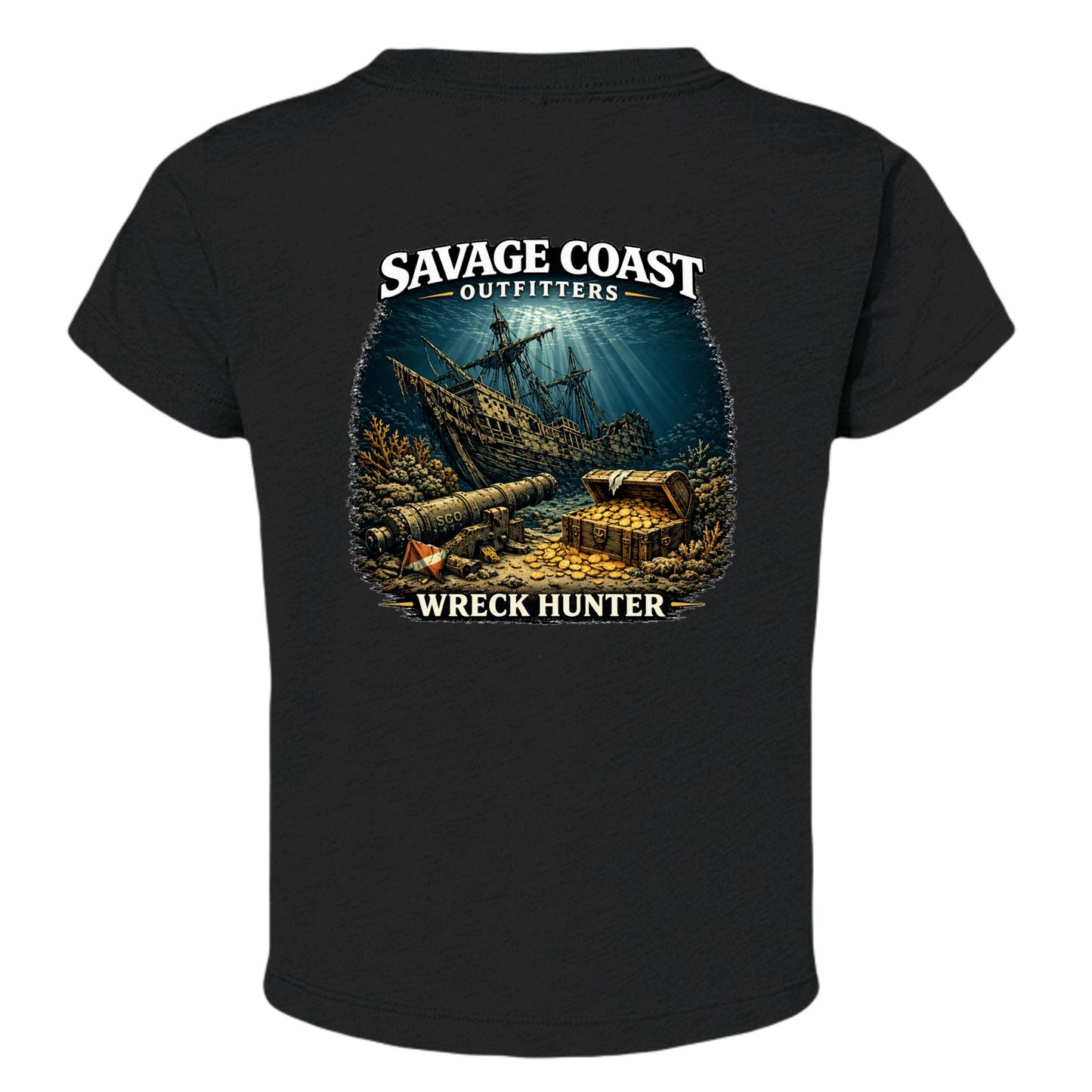 Solid Black Triblend - 3413T - BACK