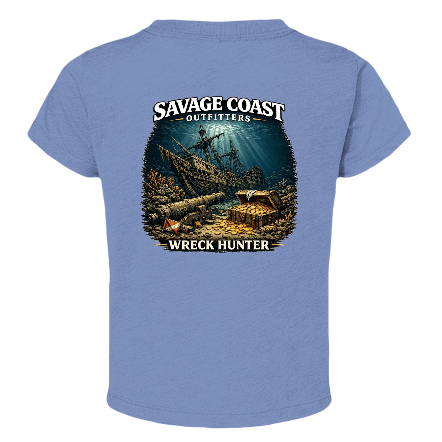 BLUE TRIBLEND - 3413T - BACK