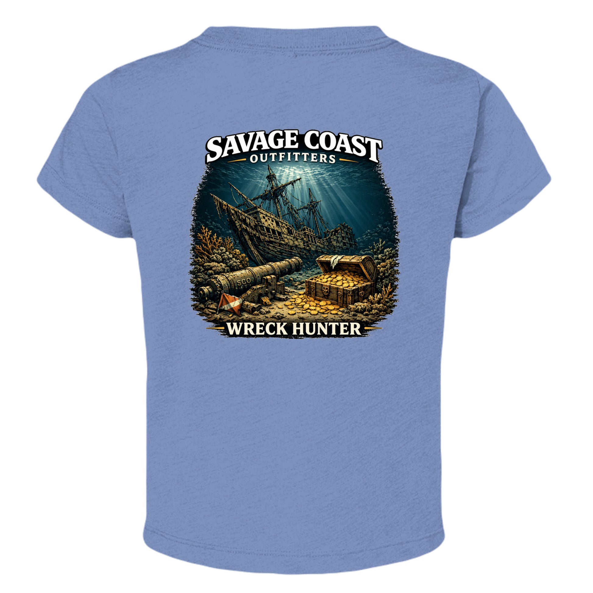 BLUE TRIBLEND - 3413T - BACK