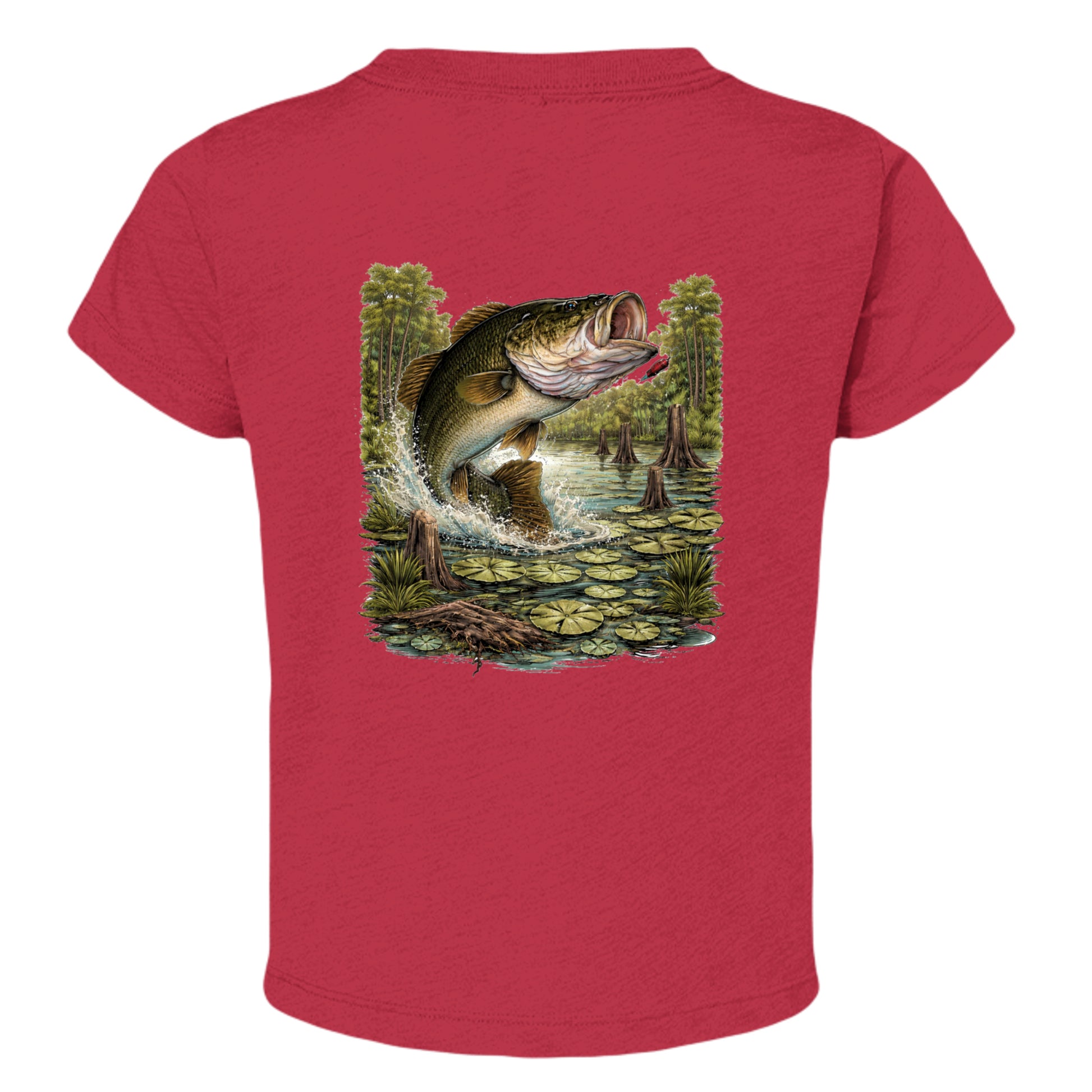Red Triblend - 3413T - BACK