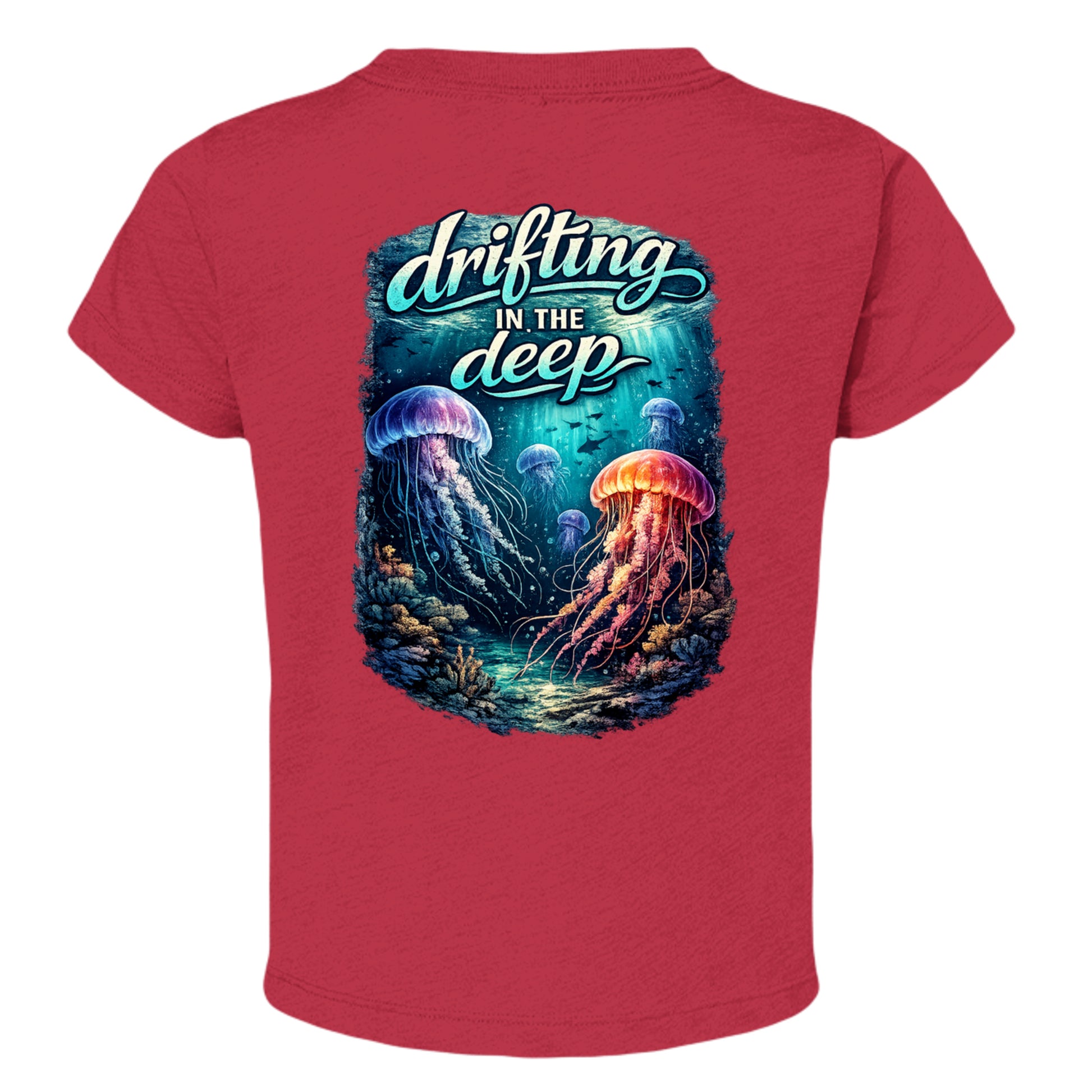 Red Triblend - 3413T - BACK