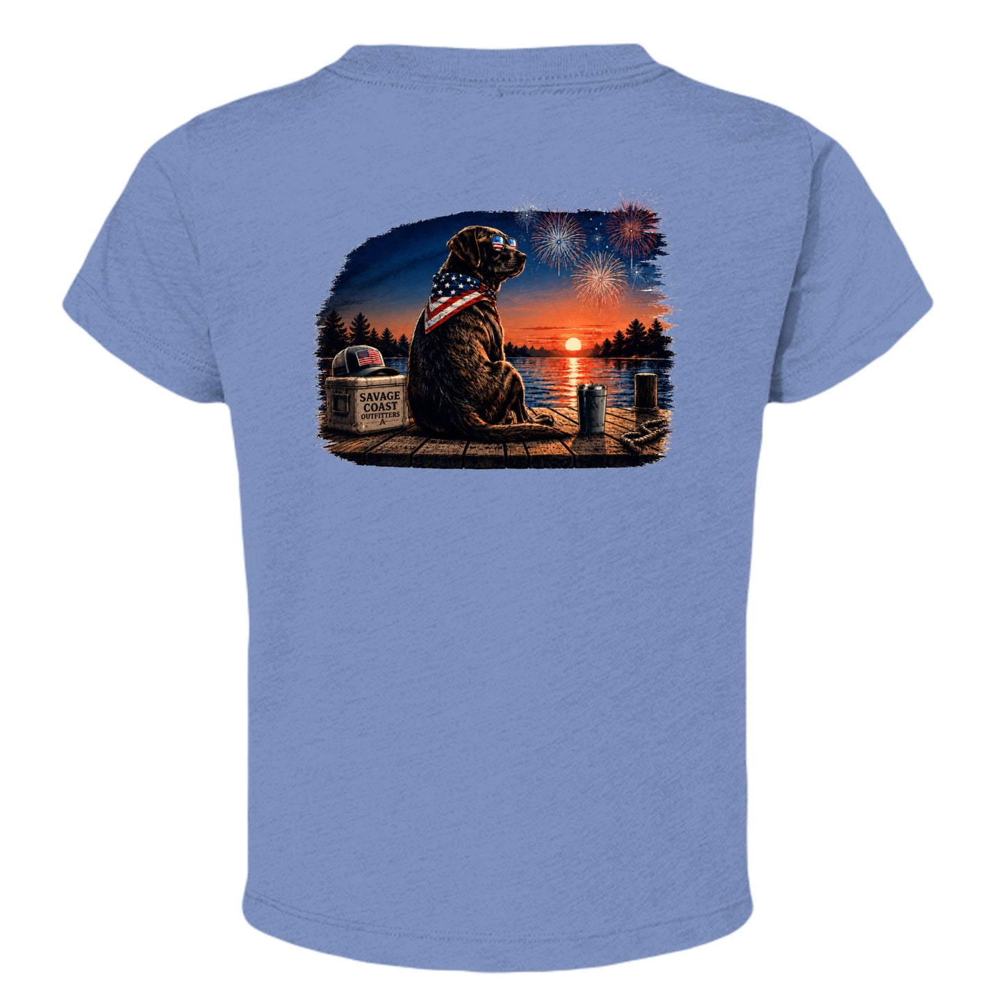 BLUE TRIBLEND - 3413T - BACK