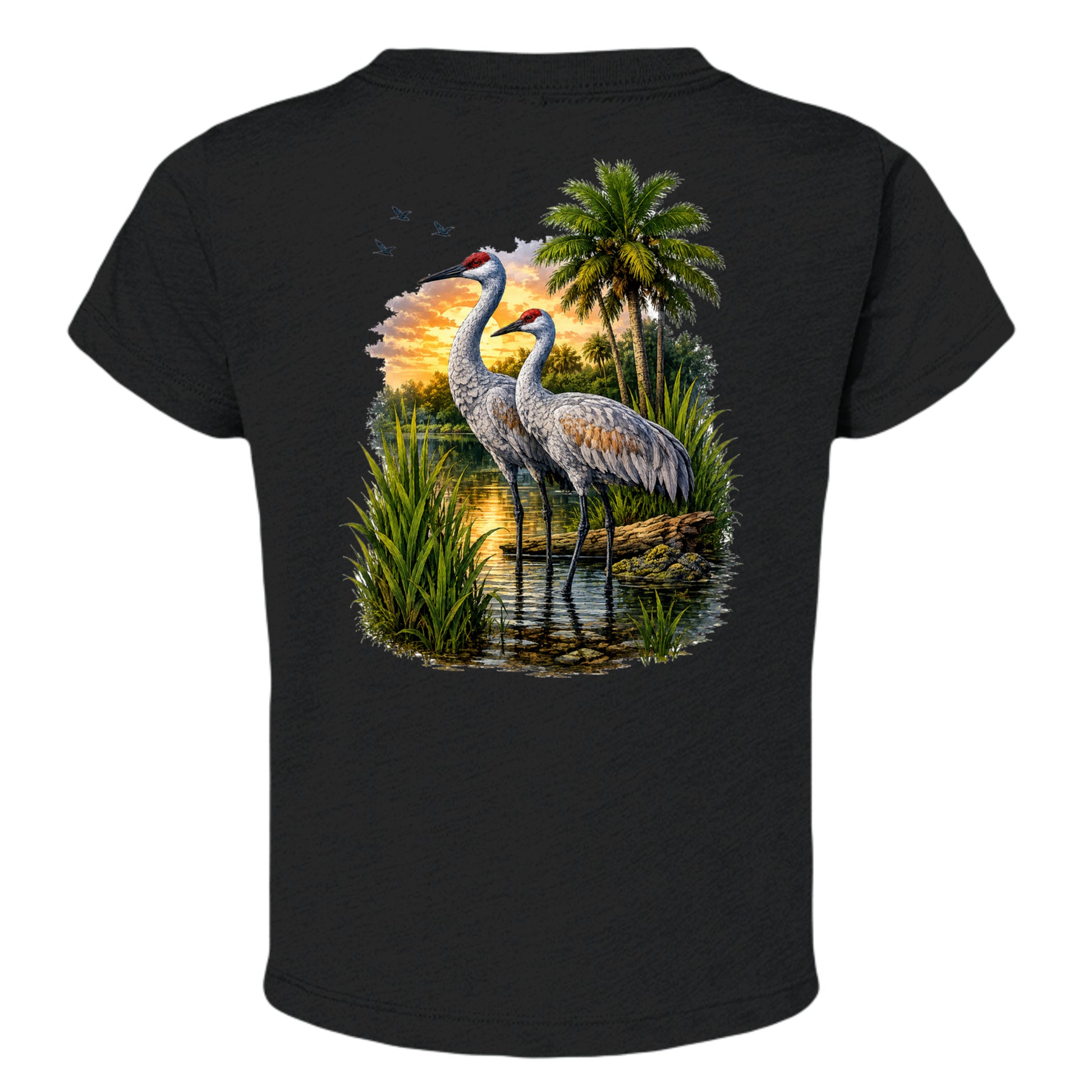Solid Black Triblend - 3413T - BACK